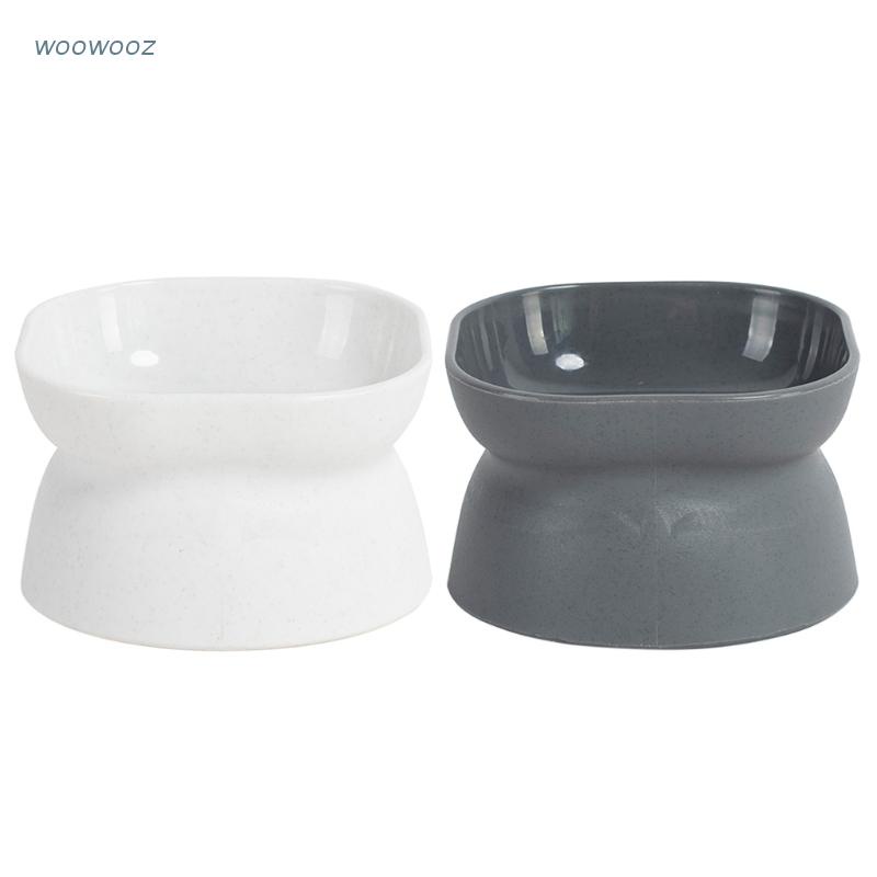 May Mắn 10° Bát Ăn Nghiêng Bằng Nhựa Cho Thú Cưng Nhỏ Và Góc Nghiêng Không Bị Rơi Vỡ