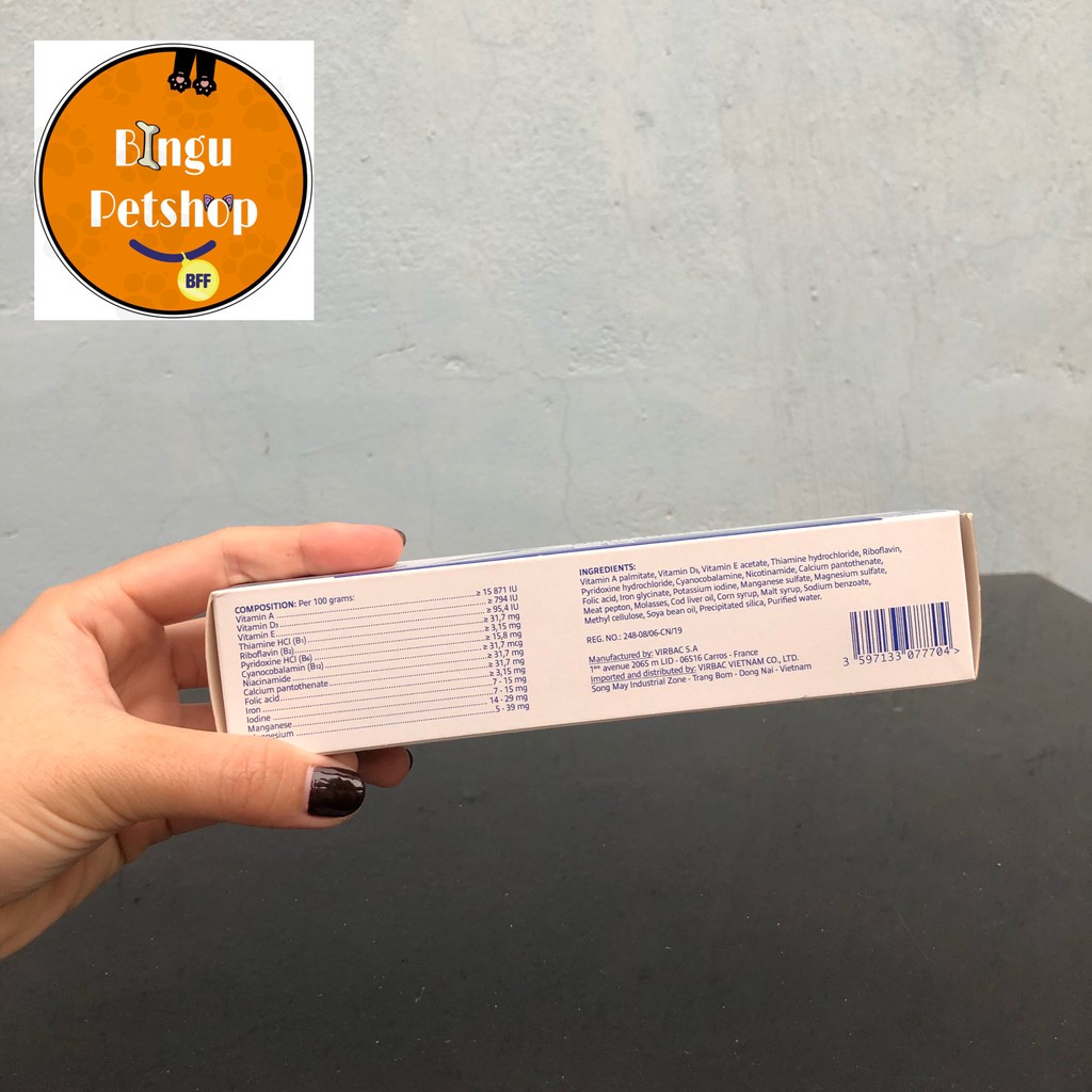 (Hình tự chụp) Nutri plus gel- gel bổ sung dinh dưỡng cho chó mèo nhập khẩu Pháp - đặc biệt thú kén ăn và thú đẻ