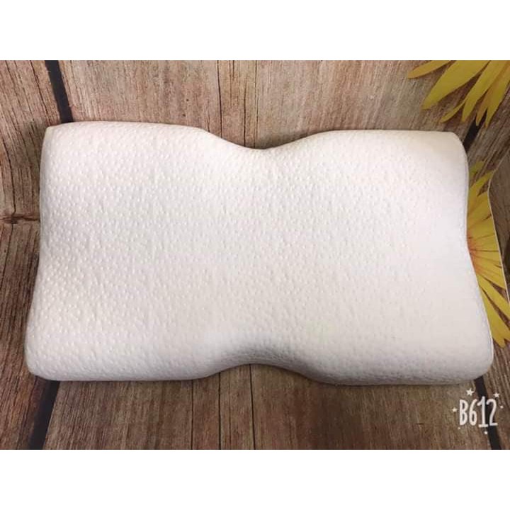 Gối Lock&Lock Memory Foam 50D Hình Bướm [HLW113] (60 x 35 cm), gối kê đầu ngủ, mút hoạt tính /HCH128