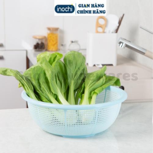 [FreeShip] Rổ nhựa tròn lớn 30cm cao cấp inochi, đa năng, tiện lợi - Giao màu ngẫu nhiên