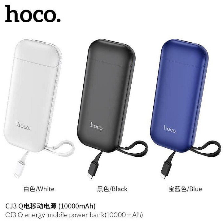 Sạc dự phòng Hoco CJ3 10.000mah ♥️Freeship♥️ Pin sạc dự phòng Hoco