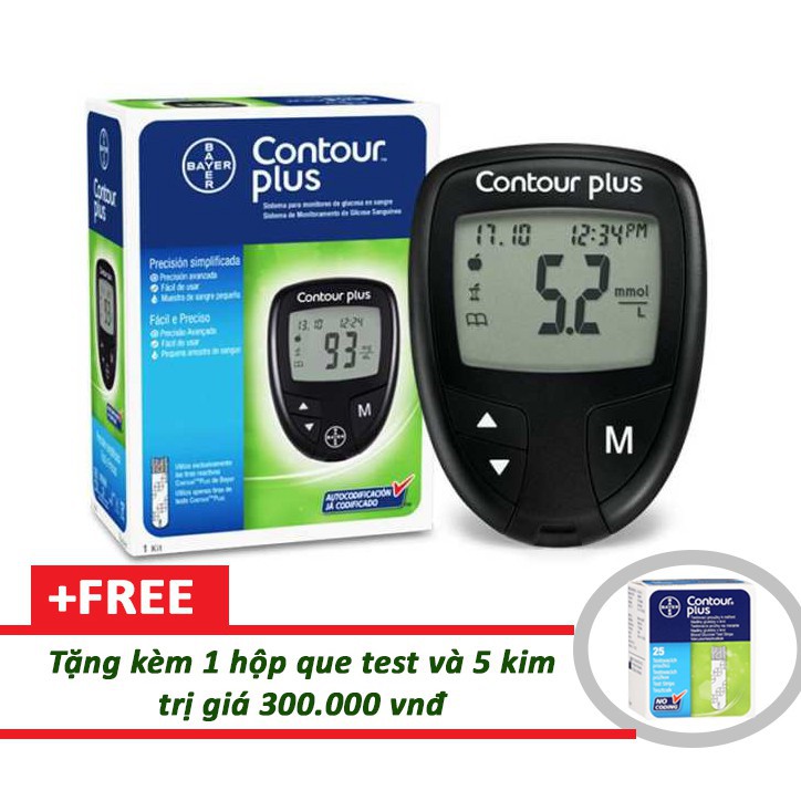 Máy đo đường huyết Bayer Contour Plus