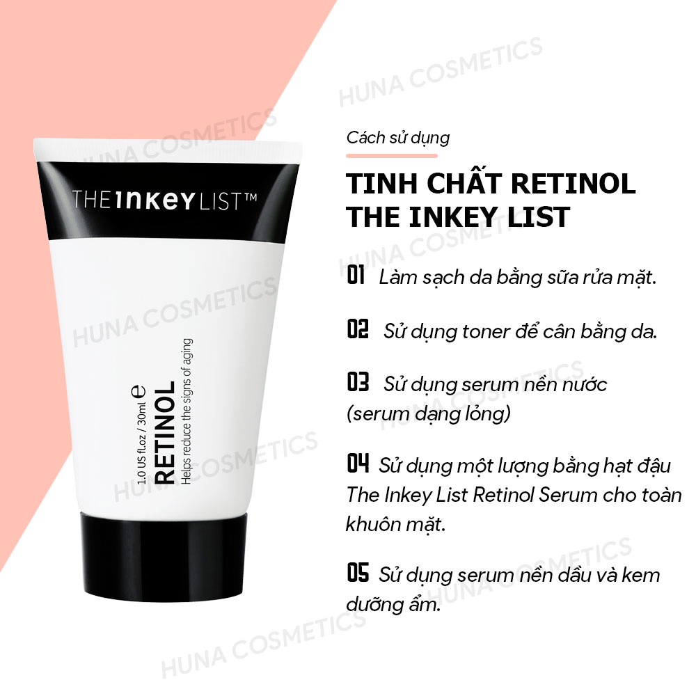 [BILL SEPHORA] SERUM CHỐNG LÃO HÓA, HỖ TRỢ GIẢM MỤN, TÁI TẠO DA RETINOL THE INKEY LIST