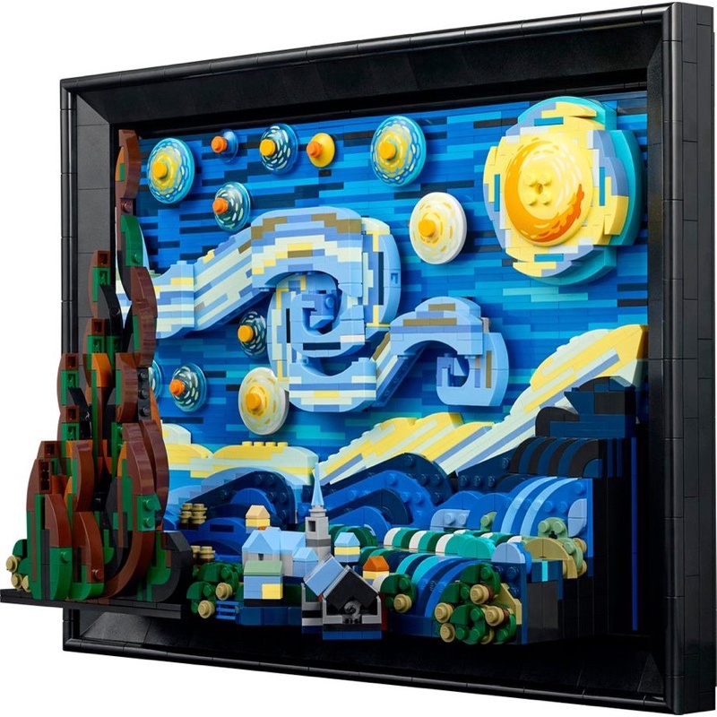 21333 Lego Ideas  Vincent van Gogh - The Starry - Đồ chơi xếp hình Lego ý tưởng Ánh sao đêm