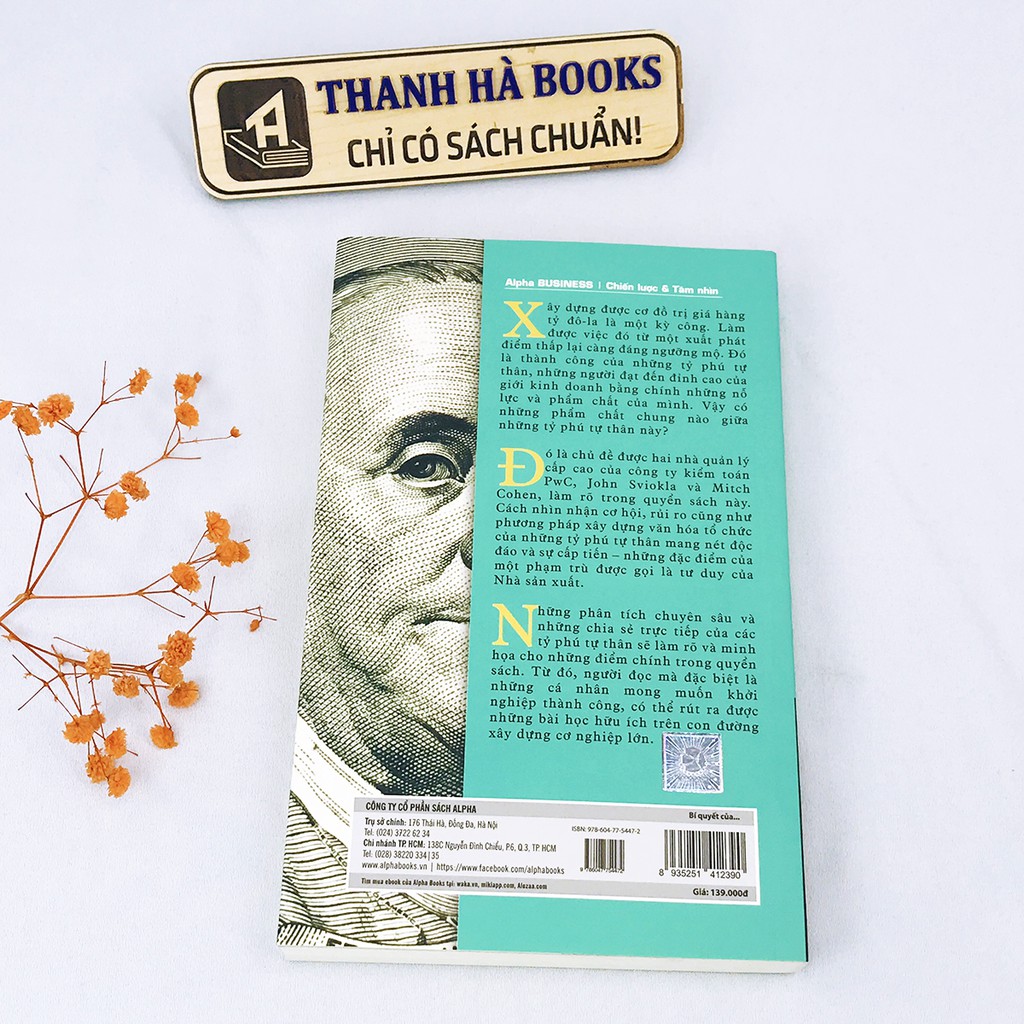 Sách - Bí Quyết Của Các Tỷ Phú Tự Thân Lập Nghiệp - Thanh Hà Books