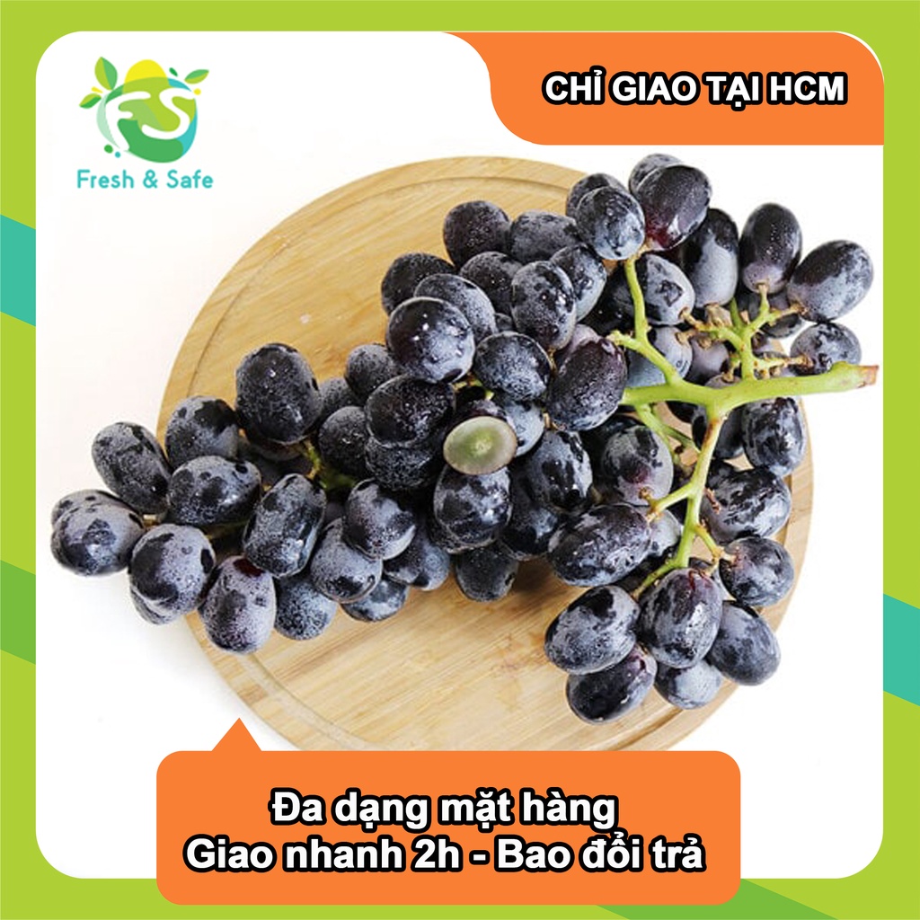 Nho đen không hạt - 500gr
