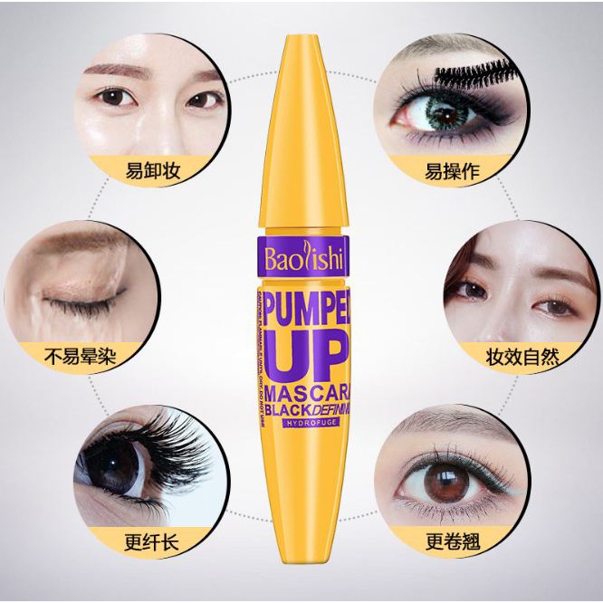 Chuốt mi Mascara Maybelline Magnum làm dày mi không lem trôi Hatola Nhập Khẩu