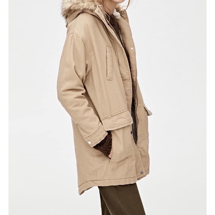 Áo khoác lót lông pull&bear