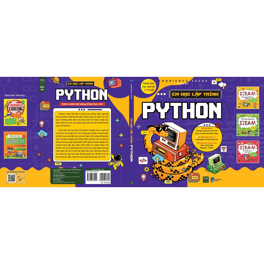 Sách - Em học lập trình Python - Andrience Tacke