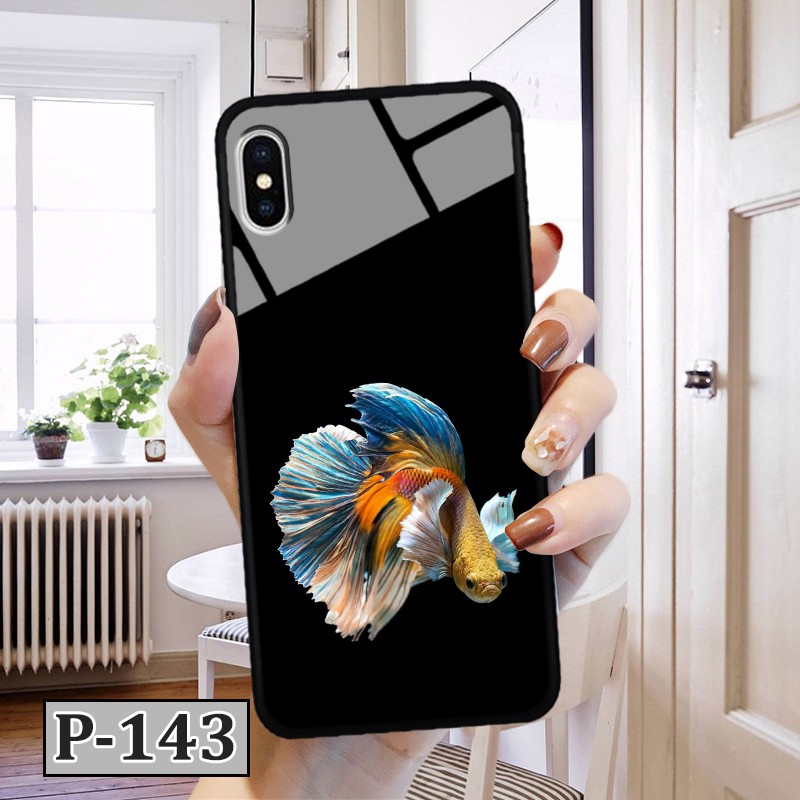 Ốp iPhone X/ Xs - lưng kính in hình 3D