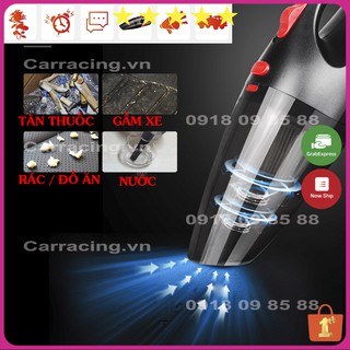 Máy Hút Bụi Cầm Tay CARRACING VA01 Máy Hút Bụi Mini Không Dây và Có Dây Ô Tô và Gia Đình - Phụ kiện nội thất  Xe Hơi