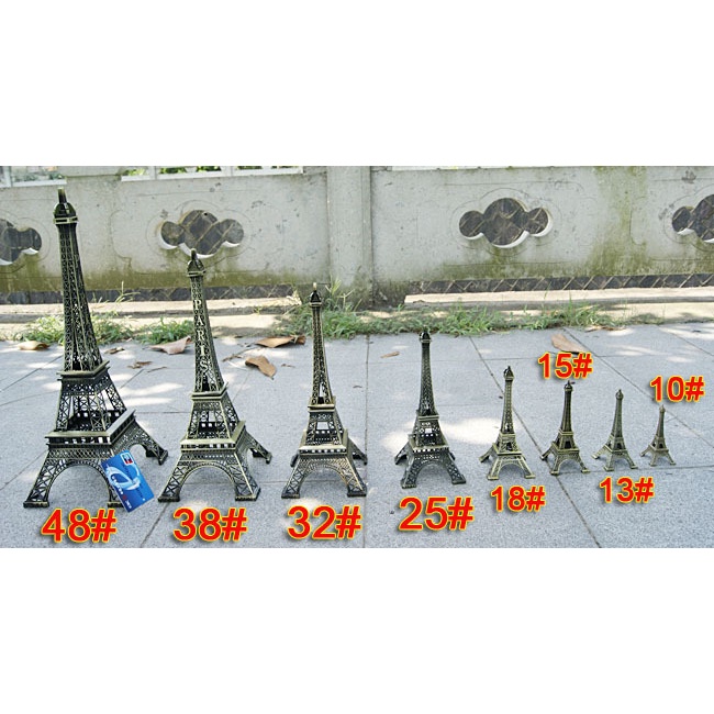 Mô hình tháp Eiffel bằng kim loại, móc khoá, để bàn, decor, trang trí bàn làm việc, làm quà tặng vừa đẹp vừa sang