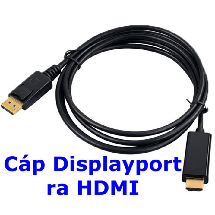 [Mã ELHACE giảm 4% đơn 300K] Cáp chuyển displayport ra HDMI, displayport to hdmi