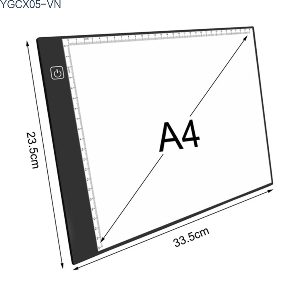 Bảng Vẽ Khổ A4 Siêu Mỏng Có Đèn Led 3 Mức Độ Tiện Dụng | BigBuy360 - bigbuy360.vn