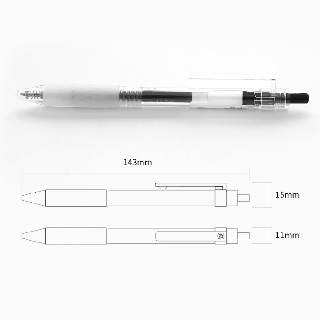 Bút gel KACO KEYBO Plastic Gel Ink Pen cao cấp chính hãng - Minh Tín Shop