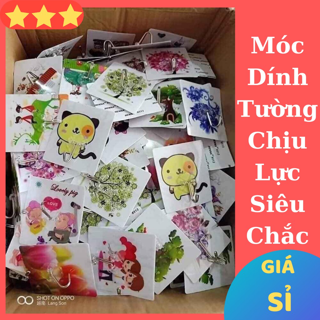 Móc Dính 3D Chịu Lực Siêu Chắc - Siêu Bám Dính [GIÁ SỈ]