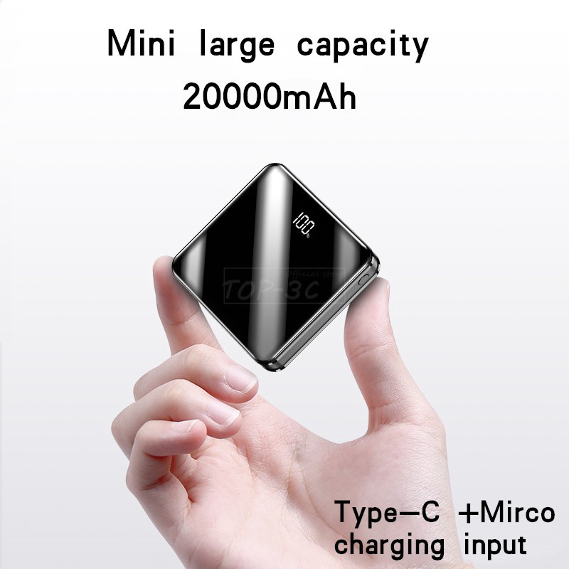 Pin sạc dự phòng màn hình kỹ thuật số 20000mAh sạc nhanh 100%