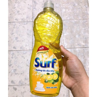 Nước Rửa Chén Surf 750gr hương tắc siêu sạch