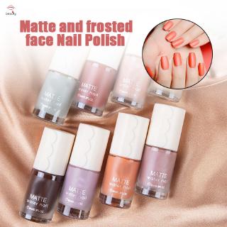 Sơn móng tay gel hiệu ứng nhám màu pastel đỏ vàng xanh hồng 9ml