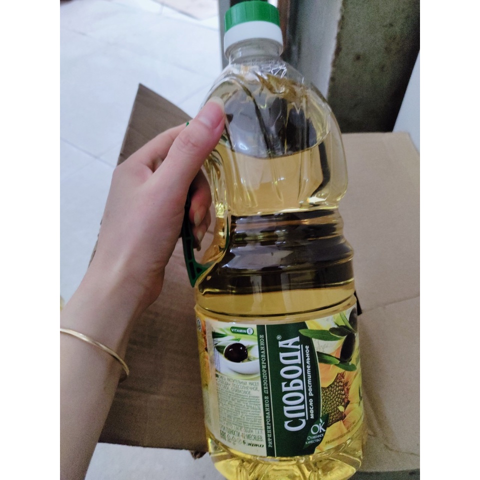Dầu ăn hướng dương oliu nhập khẩu nguyên chai