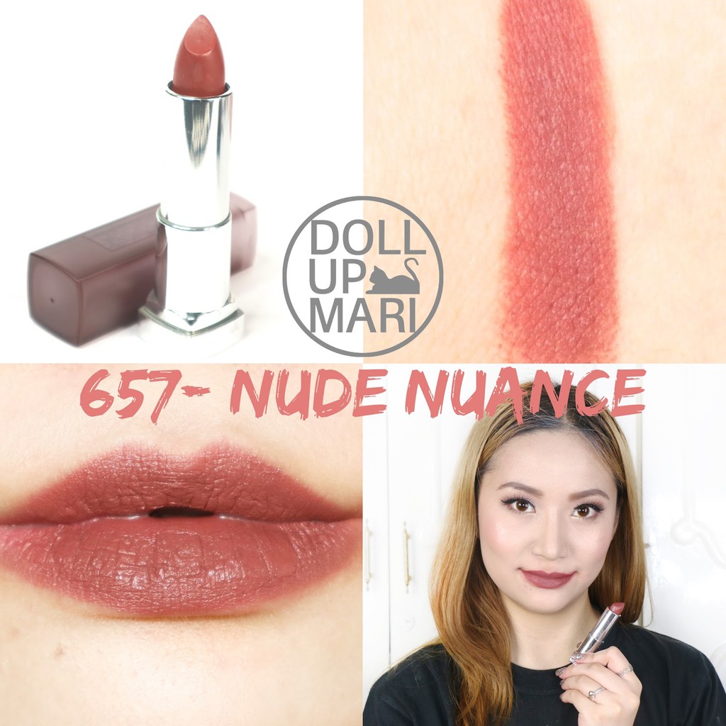 Son Color Sensational Creamy Matte Lip Color màu 685,695,657,687,690,656