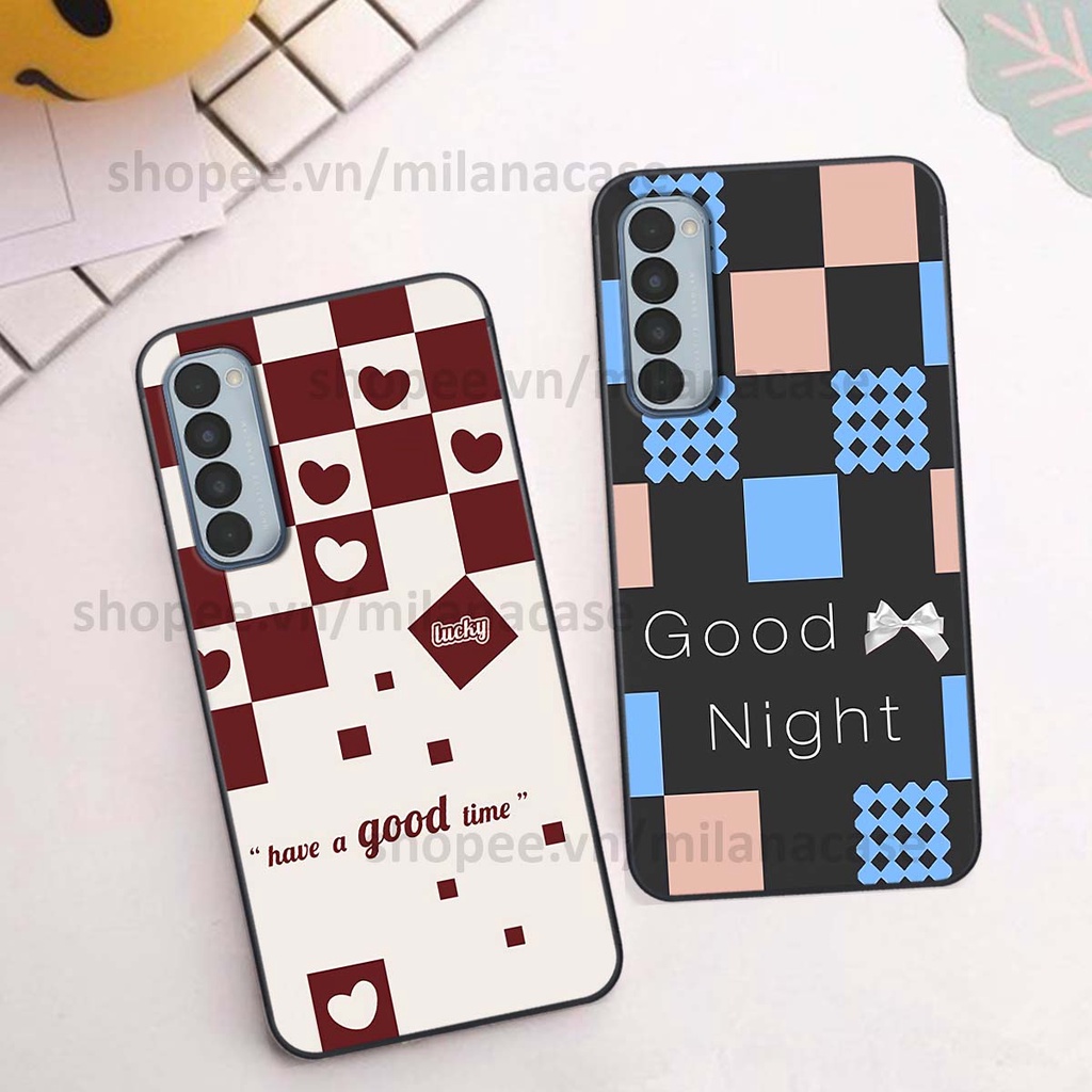 Ốp Oppo Reno4 / Reno4 Pro / Reno 4 caro họa tiết nhiều màu sắc siêu đẹp thời trang cá tính
