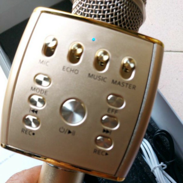 Mic hát karaoke bluetooth SD08 (Mic SD08-Sd10-SD17-SD18-YS90-YS91-YS92-YS93-YS95-L698) 3 in 1 loa to Mic Bass cực chuẩn