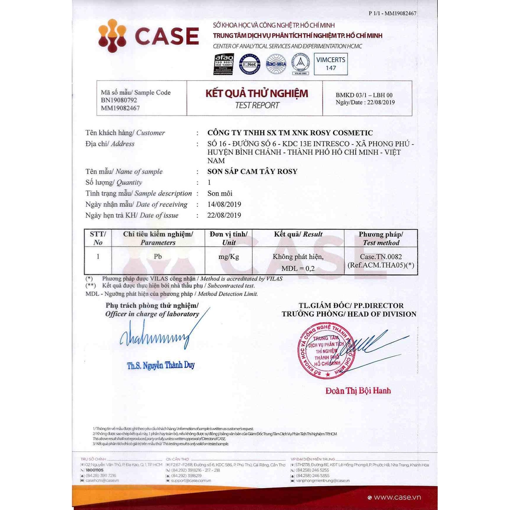 SON SÁP ROSY SWEET LOVE, SIÊU LÌ KHÔNG CHÌ