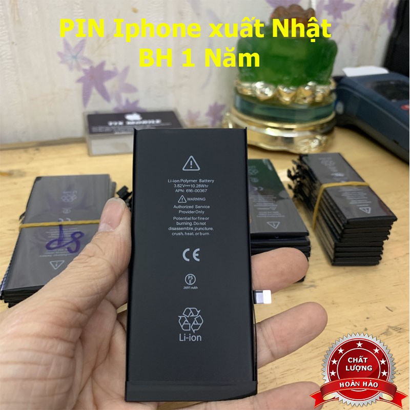 PIN PHONE 5 / 5C / 5S / 6 / 6P / 6S / 6SP / 7 / 7P (pin chuẩn lắp ip)/ BH 1 năm Hàng chất lượng cao / dung lượng chuẩn