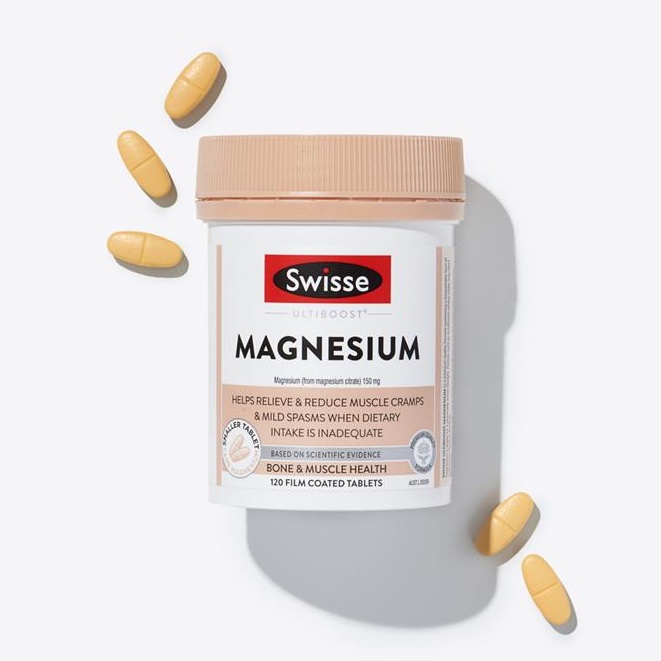 Viên Uống Bổ Sung Magie Hỗ Trợ Cơ Bắp Và Xương - Swisse Ultiboost Magnesium