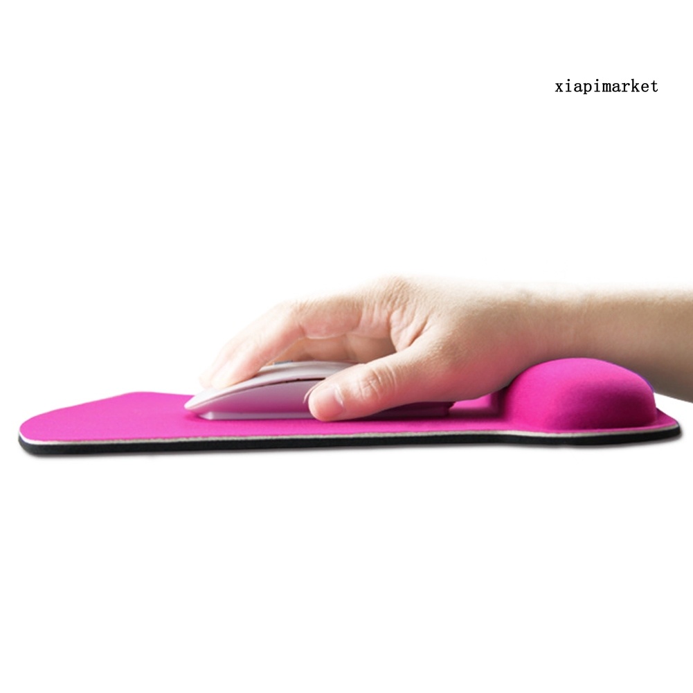 LOP_Anti-slip Soft Sponge Gaming Mouse Pad Mat with Wrist Rest Computer Accessory