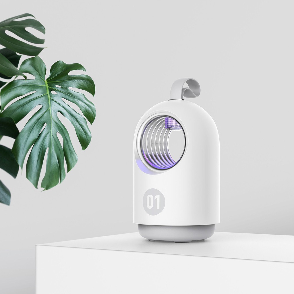 Đèn bắt muỗi diệt côn trùng kiêm đèn LED ngủ thông minh Jisulife – Đèn bắt muỗi tự động bằng ánh sáng tia UV