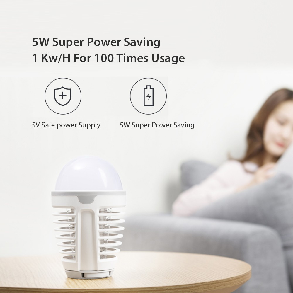 Đèn bắt muỗi xiaomi mija nội địa Trung Quốc