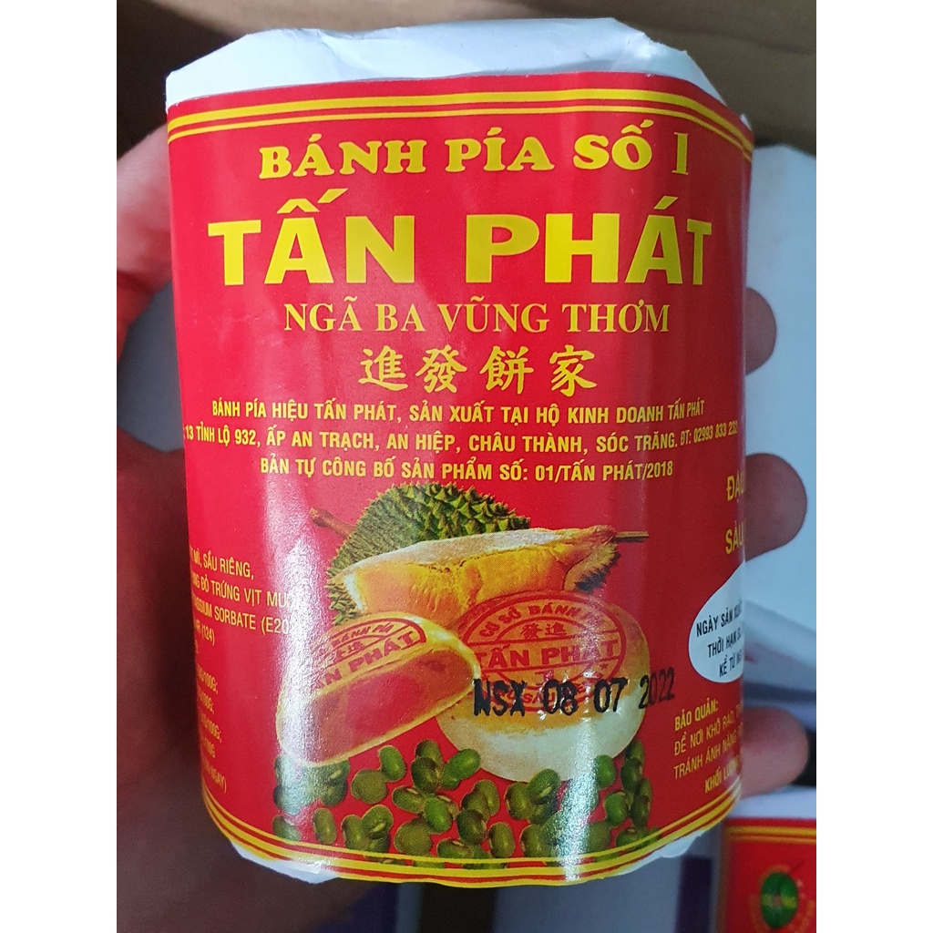 Bánh Pía Gói Giấy Truyền Thống - Tấn Phát - Không Trứng Muối