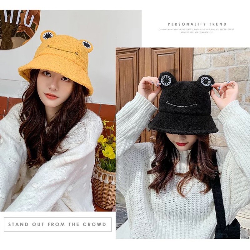 Mũ Len ❤️FREESHIP❤️ Mũ Tai Bèo Bucket Dễ Thương