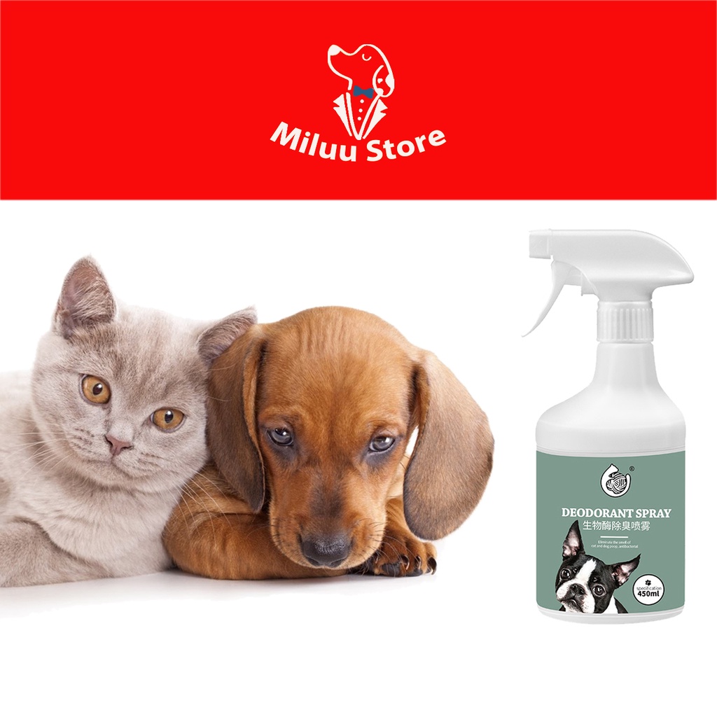 Xịt khử mùi chó mèo DEODORANT SPRAY, khử mùi hôi cơ thể của thú cưng