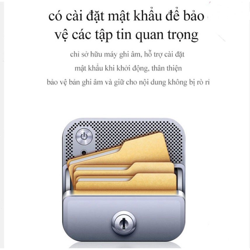 Máy ghi âm giảm nhiễu màn hình IPS HD cao cấp | BigBuy360 - bigbuy360.vn