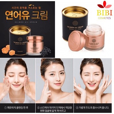 [Chính Hãng + Nội Địa Hàn] KEM DƯỠNG DA CAO CẤP DNA CÁ HỒI SAMOL OIL CREAM CRE8SKIN KOREA