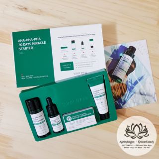 Bộ làm giảm mụn thần kỳ 4in1 mini SOME BY MI