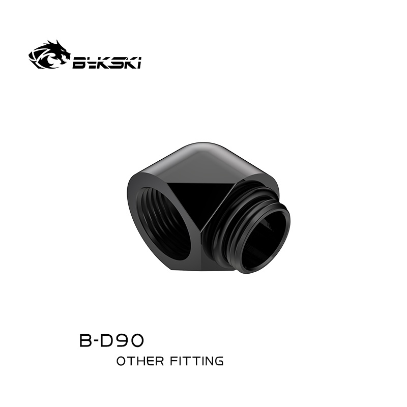 Bykski B-D90 G1 / 4 Nam sang nữ Phù hợp khuỷu tay 90 độ