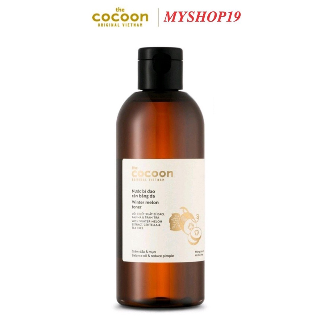 Nước tẩy trang bí đao cocoon 500ml dành cho da dầu, da mụn