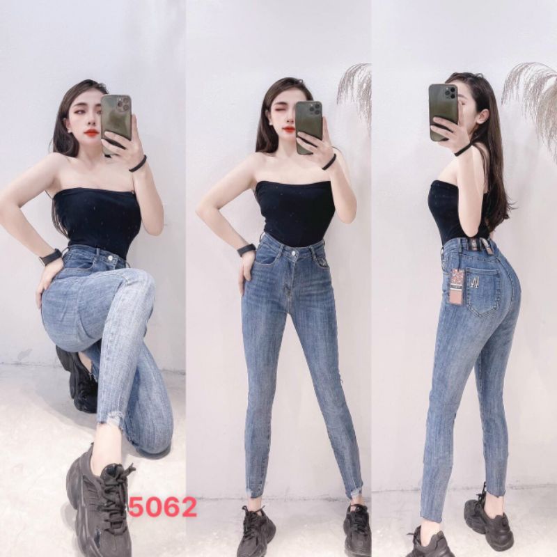 8 MẪU Quần JEAN Nữ Lưng Cao chuần shop VNXK bao đẹp chất lượng ,bó co giãn vải dày mịn( đổi trả nếu không ưng)