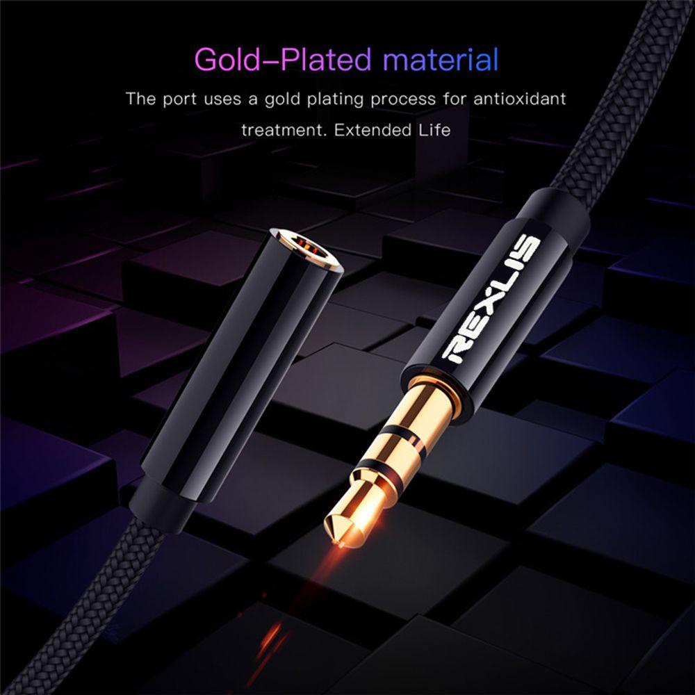 GOGOUP Dây Cáp Nối Dài Tai Nghe 3.5mm Dài 0.5m / 1m / 1.8m / 3m / 5m Cho PC / Laptop / Điện Thoại / Xe Hơi