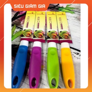 Dao cắt gọt hoa quả cán màu