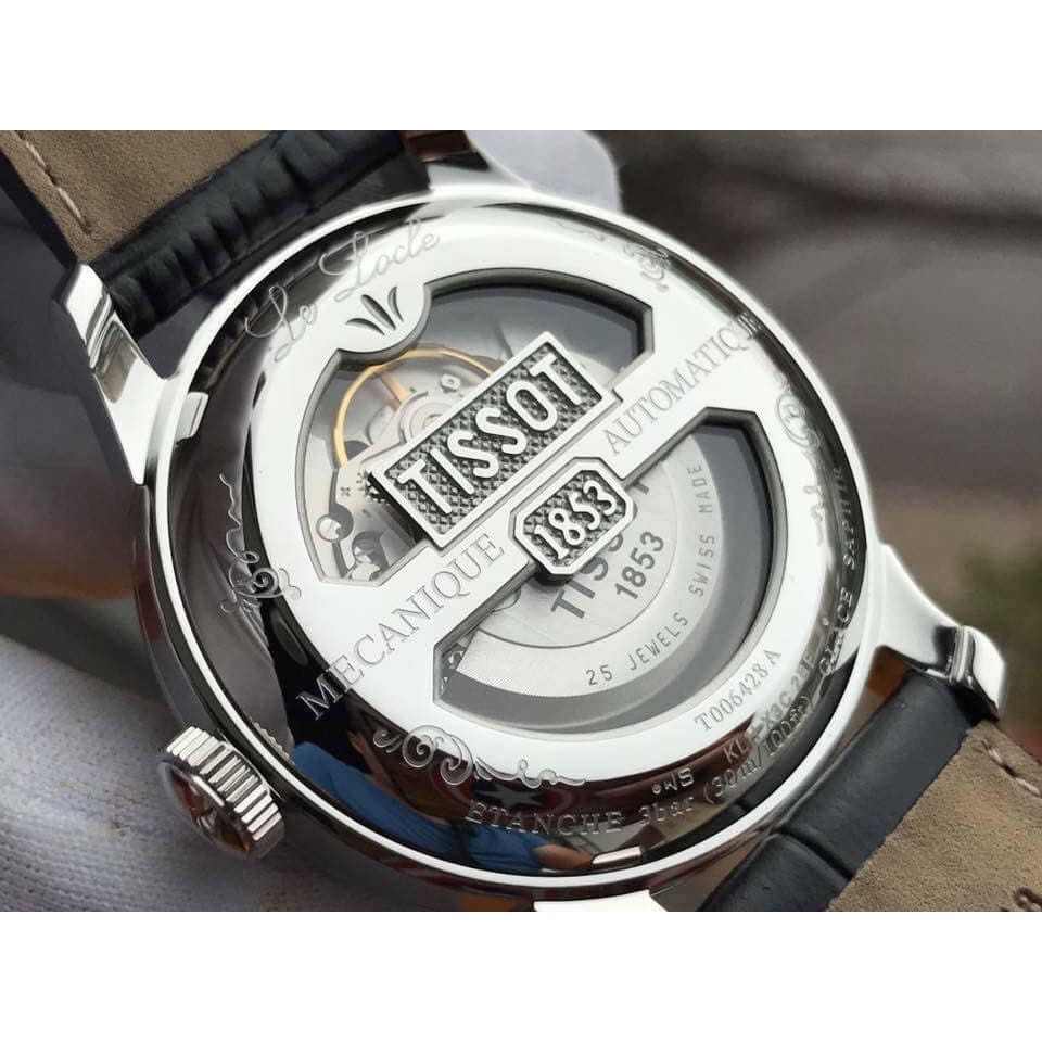 Đồng hồ Nam chính hãng Tissot LeLocle Automatic T006.428.36.058.02-Máy cơ tự động-Dây da-Size 39mm