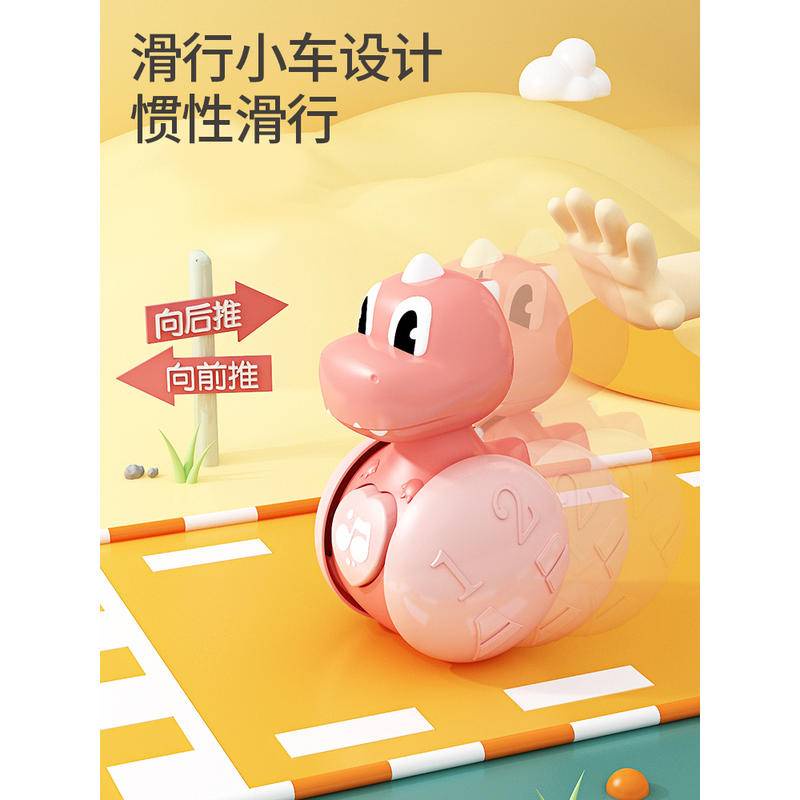 Đồ Chơi Khủng Long Lật Đật Cho Trẻ Sơ Sinh 0-6 Tháng Qua 1-3 Tuổi