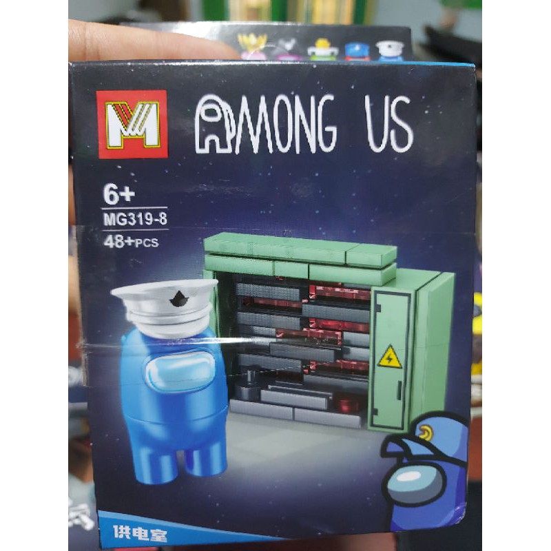 lego Mg 319 among us thám hiểm không gian vũ trụ trên phi thuyền tự động lái vận hành đồ chơi ghép hình thông minh