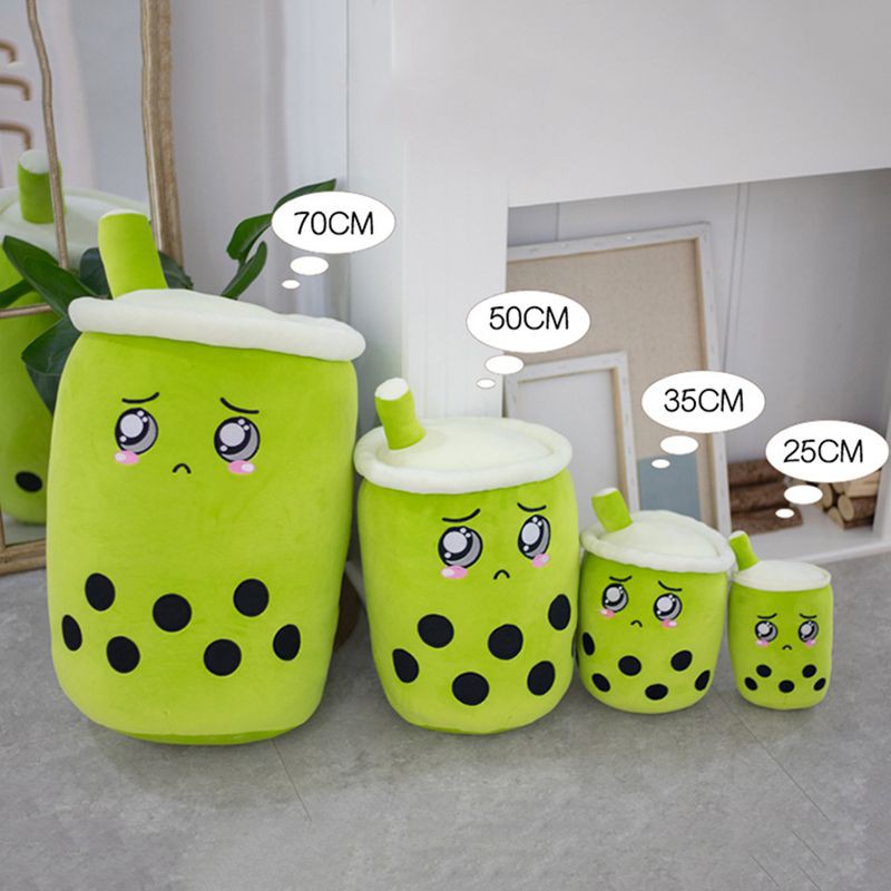 Cổ Phiếu Sẵn Sàng✨Thú Nhồi Bông Hình Ly Trà Sữa 24/35/50cm