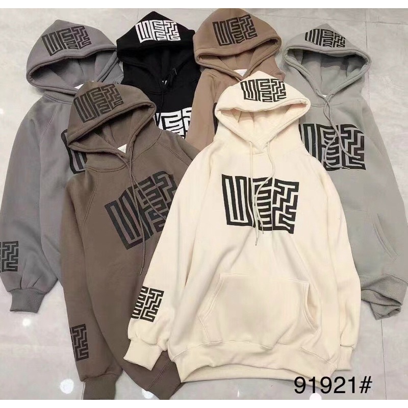 Hoodie hình hot nỉ bông dày