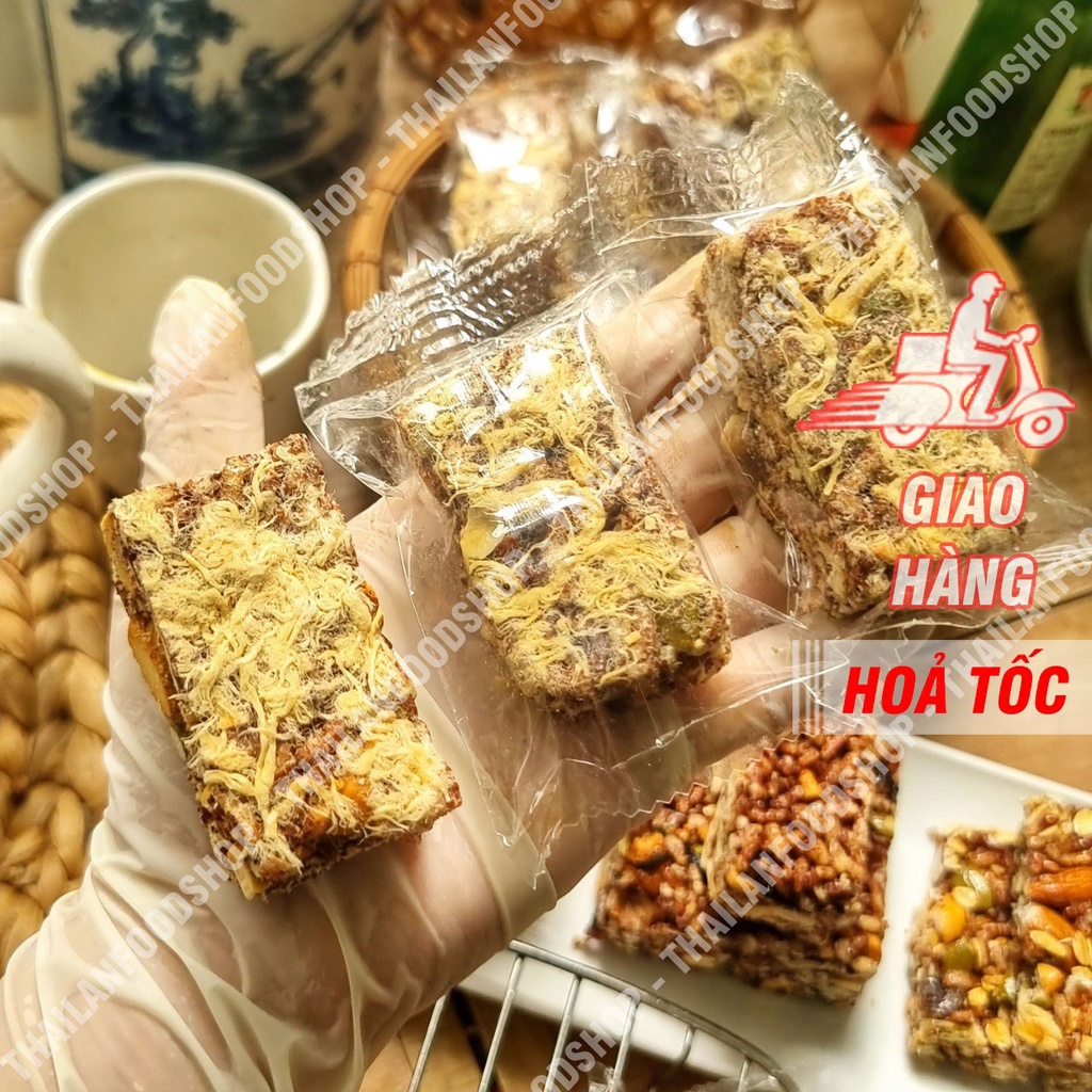 Thanh Gạo Lứt Chà Bông - Combo 20 Thanh Rời